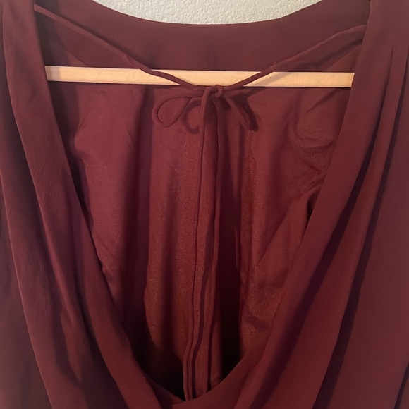 Dress the Population Burgundy Long Sleeve Dress - NWT - Picture 5 of 8